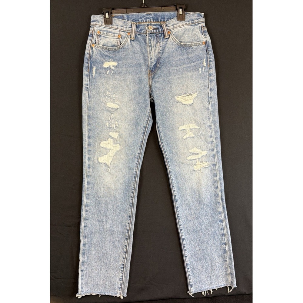 Levis 511 Slim Fit Jeans Destroyed Distressed Slim Fit Stretch Jeans 32x32